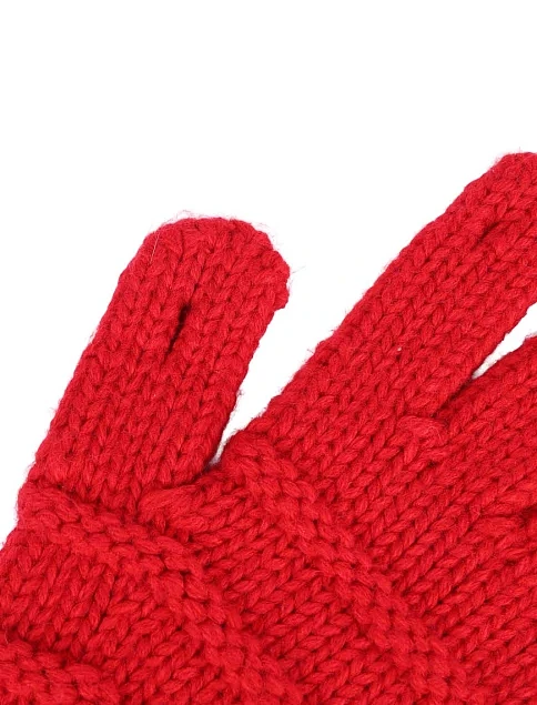 Рукавички тканинні червоні - фото 3 - Miraton