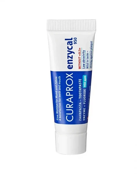 Зубна паста ферментна Enzycal 1450 ppm, 10 мл - фото 1 - Miraton