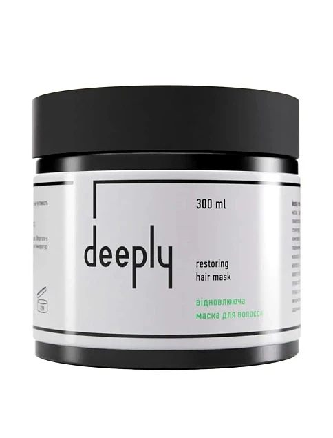 Відновлююча маска для волосся Deeply Restoring Hair Mask - фото 1 - Miraton