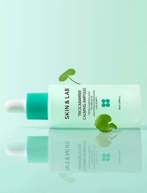 Успокаивающая сыворотка SKIN&LAB Tricicabarrier Calming Ampoule - фото 3 - Miraton