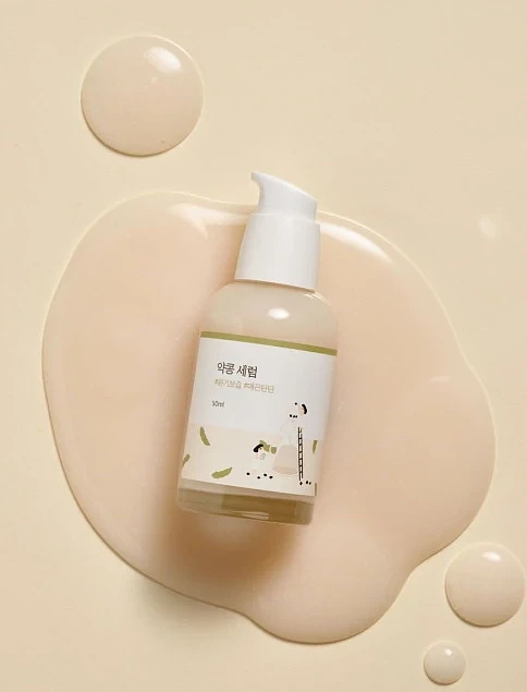 Питательная сыворотка с экстрактом черных соевых бобов Round Lab Soybean Nourishing Serum - фото 3 - Miraton