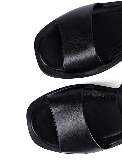 Женские сандалии Attizzare кожаные черные - фото 5 - Miraton