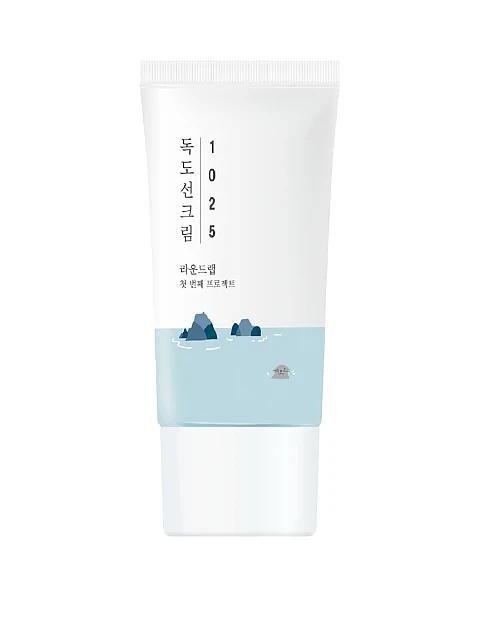 Солнцезащитный крем с морской водой ROUND LAB 1025 Dokdo Sunscreen 50 ml - фото 1 - Miraton