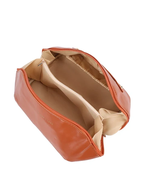 Косметичка з екошкіри кемел - фото 3 - Miraton