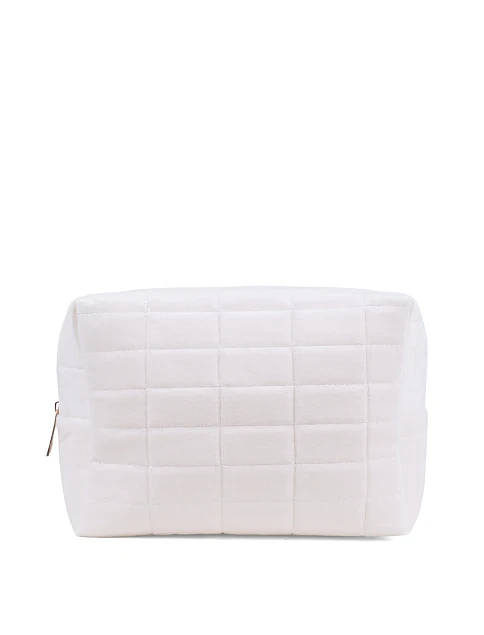 Косметичка велюрова біла - фото 1 - Miraton