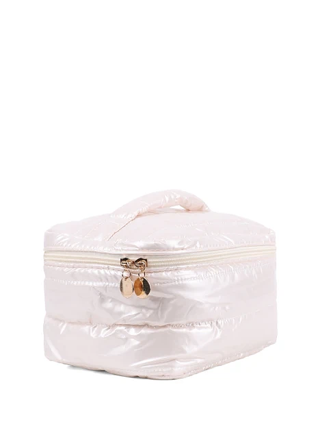 Косметичка тканинна молочна - фото 2 - Miraton