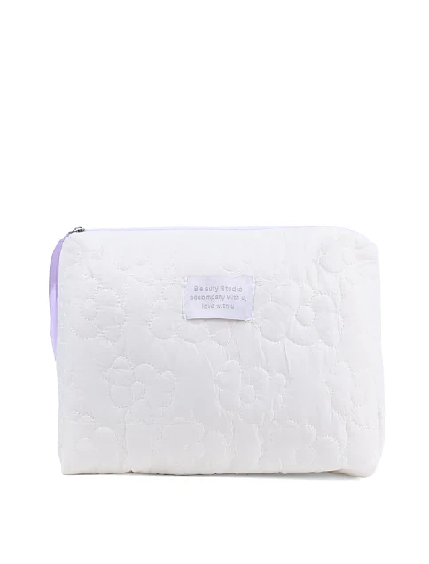 Косметичка тканинна молочна - фото 1 - Miraton