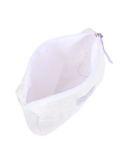 Косметичка тканинна молочна - фото 3 - Miraton