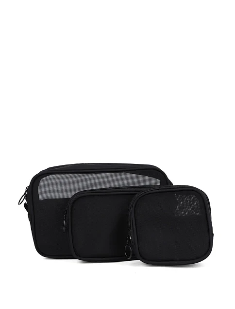 Косметичка з сітки чорна - фото 1 - Miraton