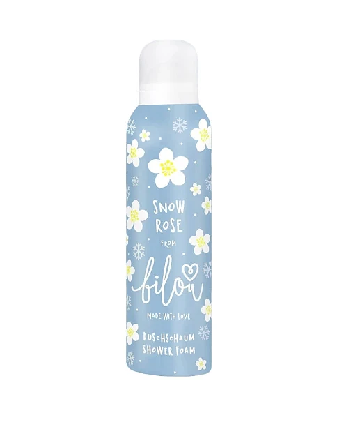 Мини-пенка для душа Bilou Snow Rose 50 мл - фото 1 - Miraton