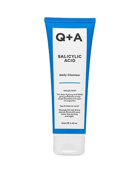 Очищувальний засіб для обличчя з саліциловою кислотою Q+A Salicylic Acid Cleanser 125ml - фото 1 - Miraton
