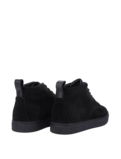 Мужские ботинки замшевые черные - фото 4 - Miraton