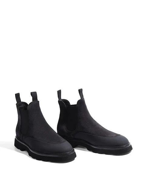 Мужские ботинки Miguel Miratez замшевые серые - фото 3 - Miraton