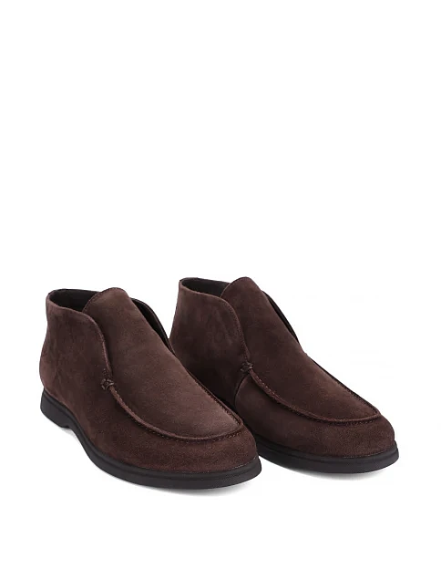 Мужские ботинки Miguel Miratez замшевые коричневые - фото 3 - Miraton