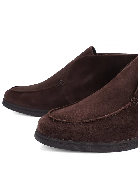 Мужские ботинки Miguel Miratez замшевые коричневые - фото 5 - Miraton