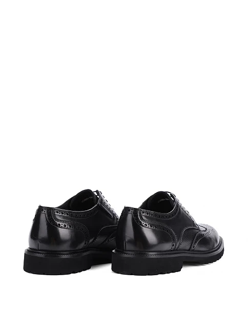 Мужские туфли Miguel Miratez кожаные черные - фото 4 - Miraton