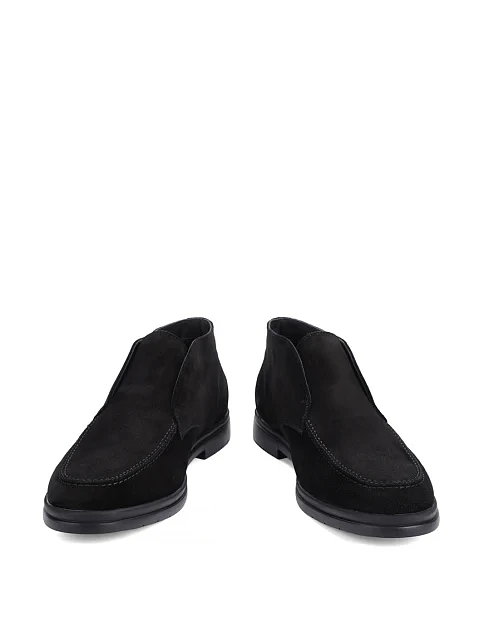 Мужские ботинки Miguel Miratez замшевые черные - фото 2 - Miraton