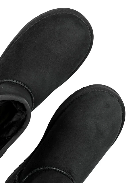 Мужские угги замшевые черные - фото 5 - Miraton
