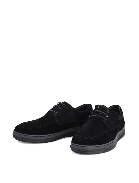 Мужские туфли Miguel Miratez замшевые черные - фото 5 - Miraton