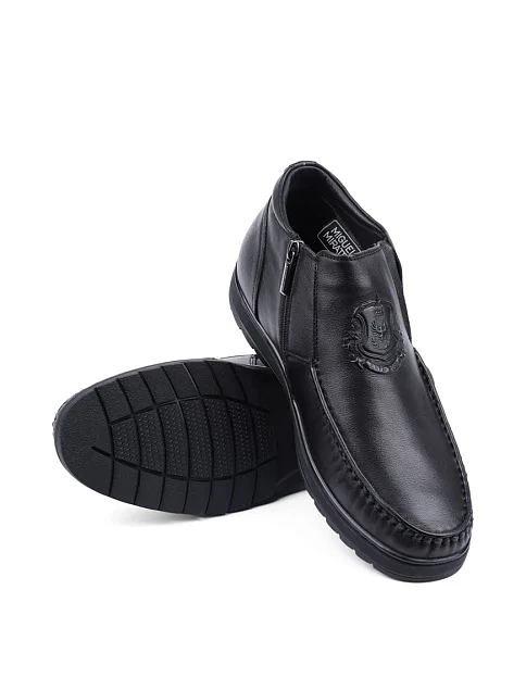 Мужские ботинки Miguel Miratez кожаные черные - фото 2 - Miraton