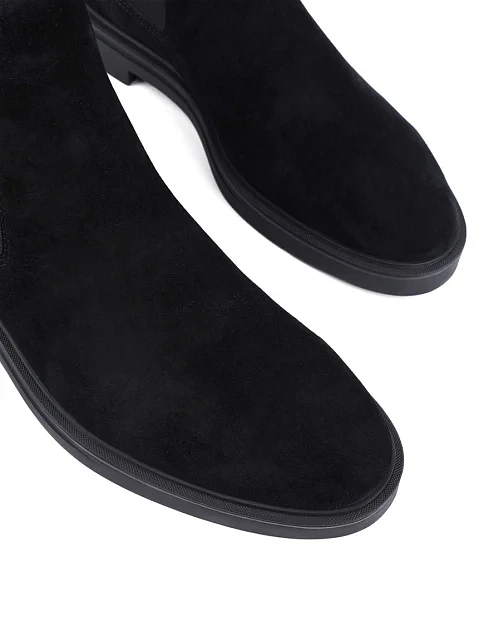 Мужские ботинки челси MIRATON замшевые черные - фото 5 - Miraton