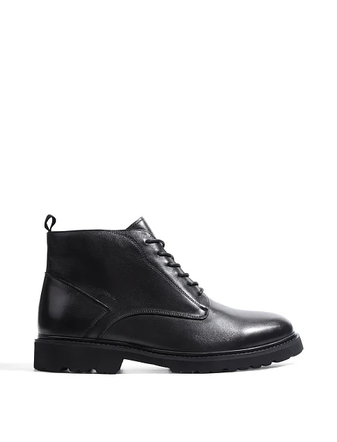 Мужские ботинки Miguel Miratez кожаные черные - фото 1 - Miraton