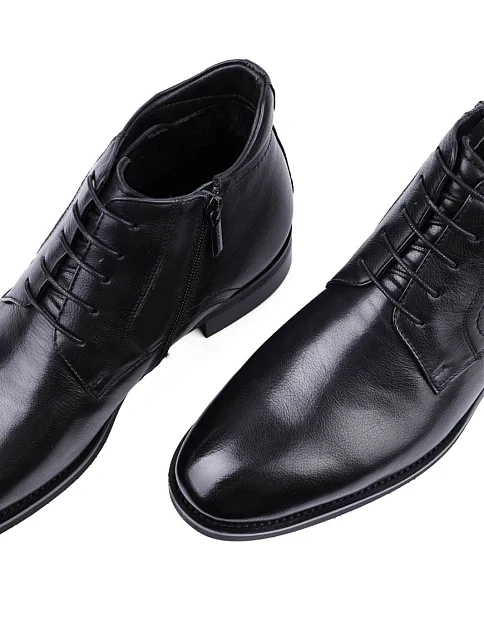 Мужские ботинки Miguel Miratez кожаные черные - фото 5 - Miraton