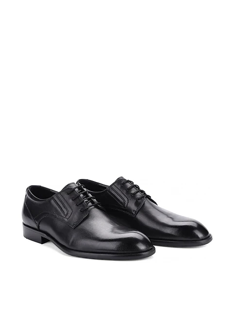 Чоловічі туфлі Miguel Miratez шкіряні чорні - фото 3 - Miraton