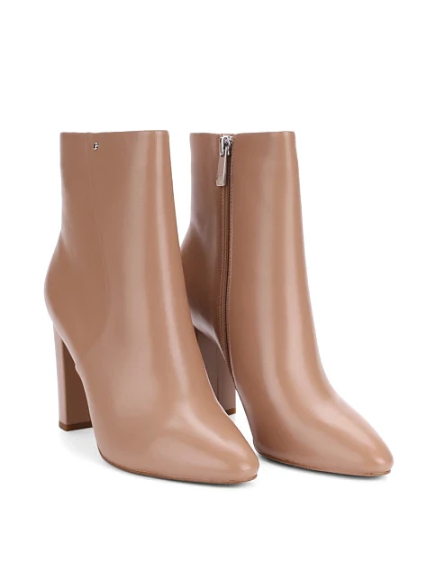 Женские ботинки Attizzare кожаные бежевые - фото 3 - Miraton