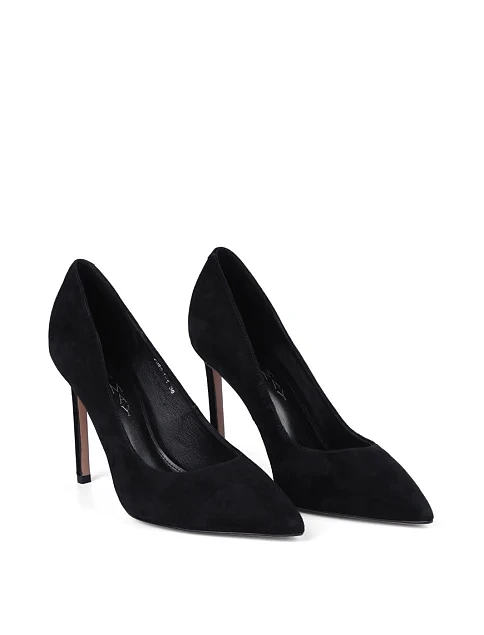 Женские туфли Mia May велюровые черные - фото 3 - Miraton