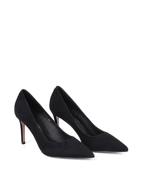 Женские туфли Mia May велюровые черные - фото 3 - Miraton