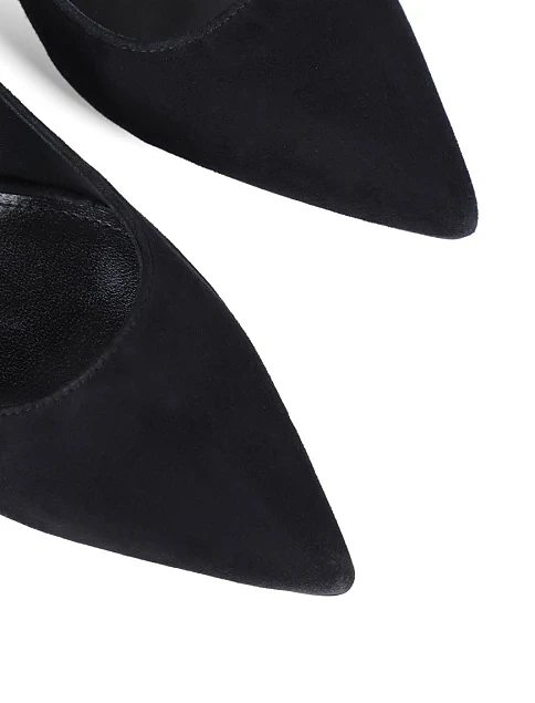 Женские туфли Mia May велюровые черные - фото 5 - Miraton