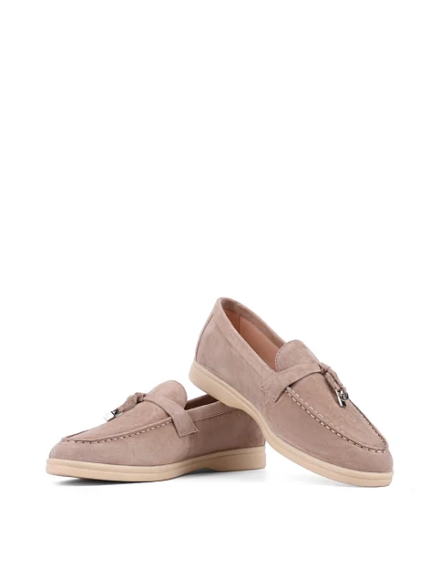 Жіночі сліпери Attizzare велюрові бежеві - фото 2 - Miraton