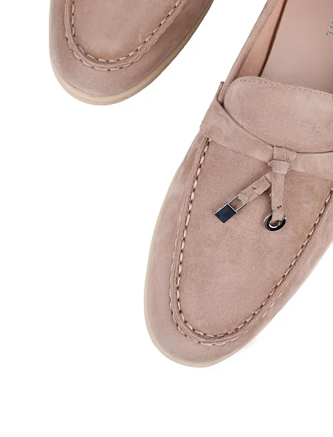 Жіночі сліпери Attizzare велюрові бежеві - фото 5 - Miraton