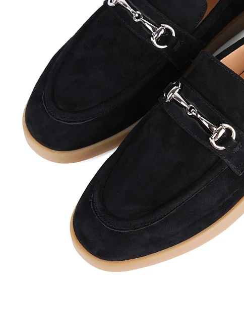 Жіночі сліпери Attizzare велюрові чорні - фото 5 - Miraton