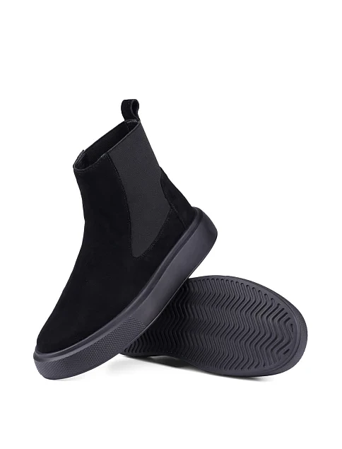 Женские ботинки Attizzare велюровые черные - фото 2 - Miraton