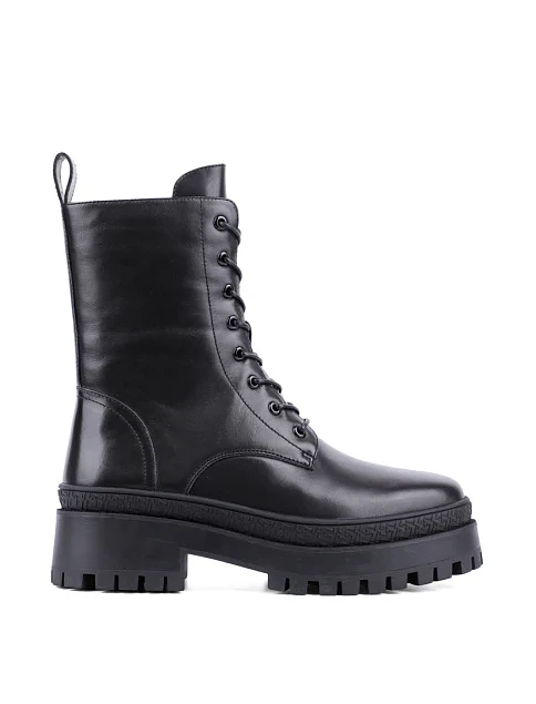 Женские ботинки Attizzare кожаные черные - фото 2 - Miraton