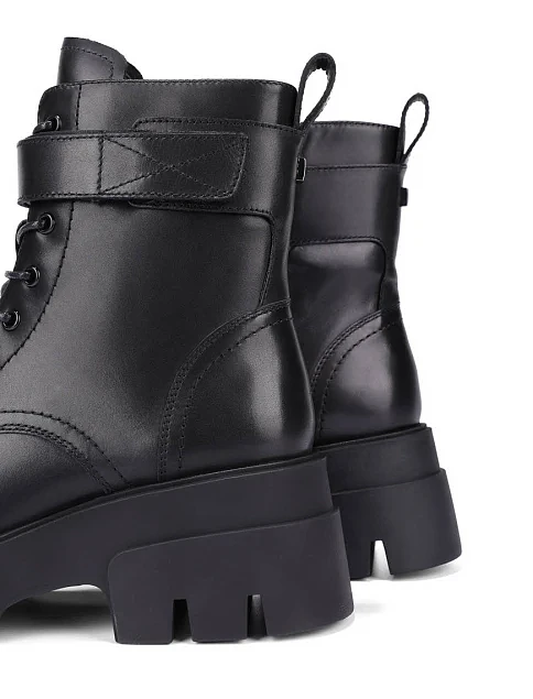 Женские ботинки Attizzare кожаные черные - фото 6 - Miraton