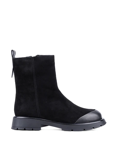 Жіночі черевики Attizzare велюрові чорні - фото 1 - Miraton