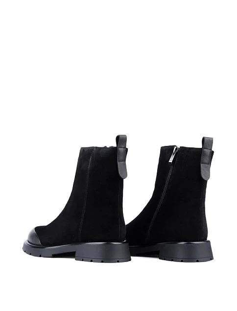 Жіночі черевики Attizzare велюрові чорні - фото 4 - Miraton