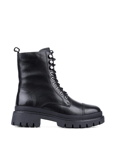 Женские ботинки Attizzare кожаные черные - фото 1 - Miraton