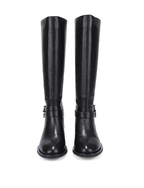 Женские сапоги Attizzare кожаные черные - фото 3 - Miraton