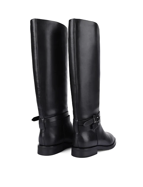 Женские сапоги Attizzare кожаные черные - фото 5 - Miraton