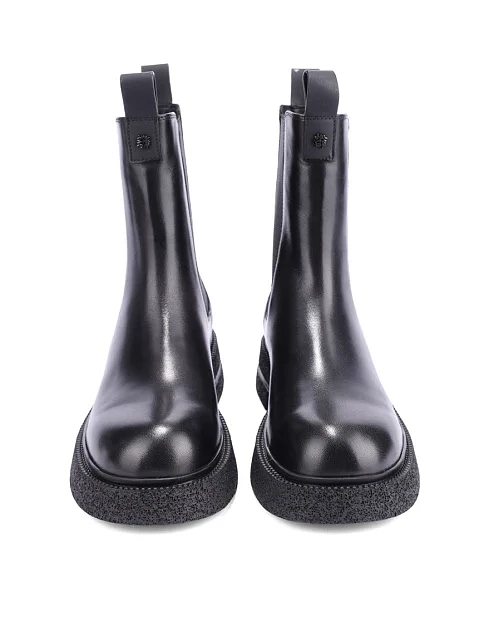 Жіночі черевики челсі Attizzare шкіряні чорні - фото 5 - Miraton