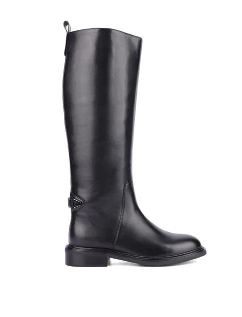 Женские сапоги Attizzare кожаные черные - фото 1 - Miraton