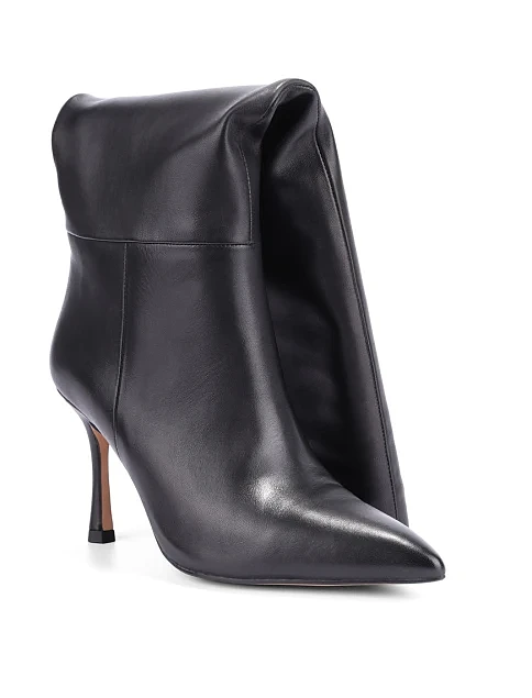 Женские сапоги Mia May кожаные черные - фото 5 - Miraton