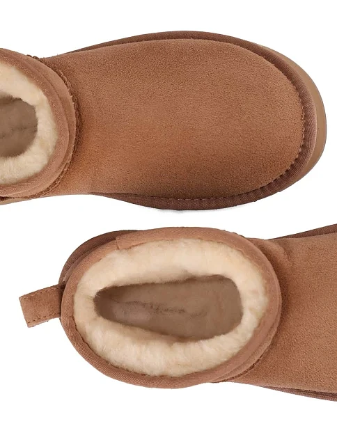 Женские угги челси Attizzare велюровые бежевые - фото 2 - Miraton