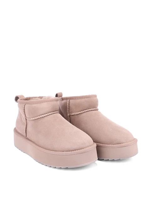 Женские угги челси Attizzare велюровые серые - фото 4 - Miraton