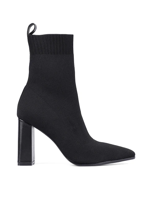 Женские ботинки MIRATON тканевые черные - фото 1 - Miraton