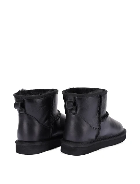 Женские угги челси Attizzare кожаные черные - фото 4 - Miraton